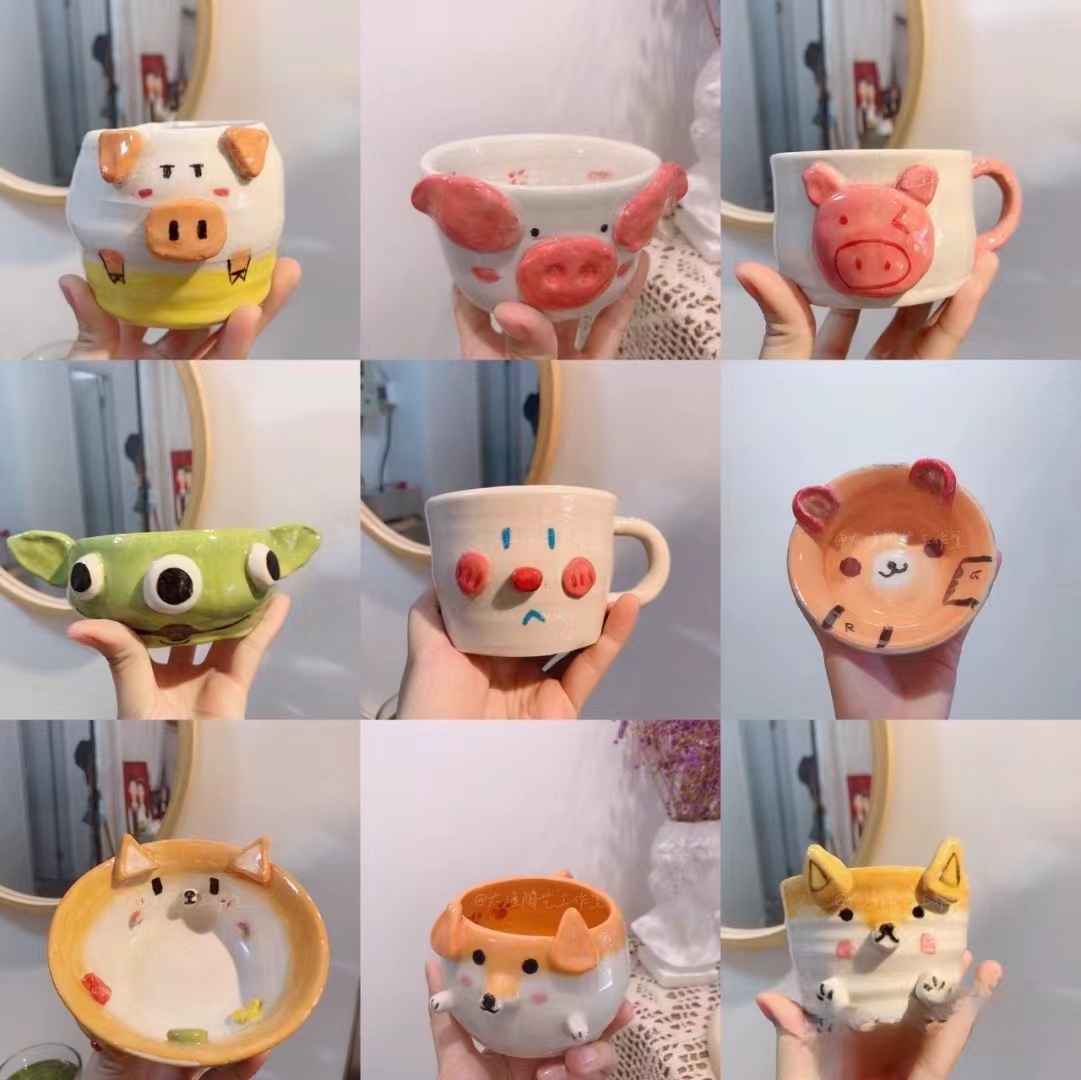 亲乐陶艺DIY作品