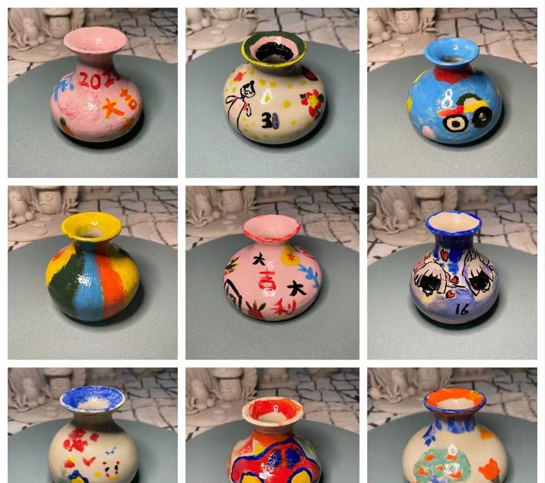 亲乐陶艺DIY作品