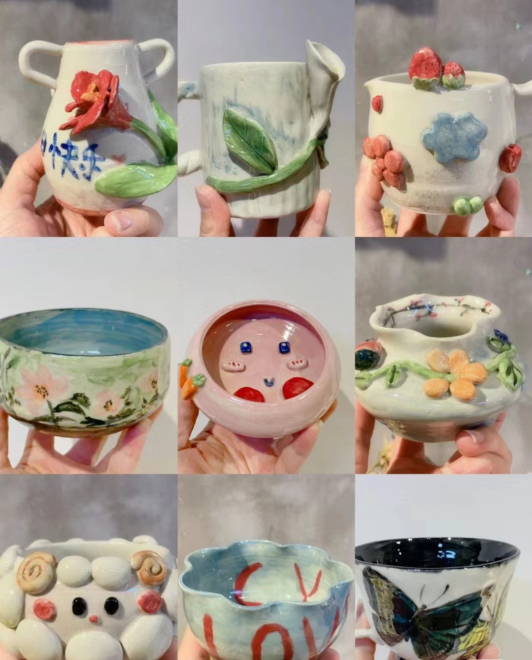 亲乐陶艺DIY作品